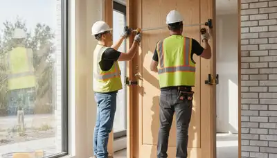 Professional door installation in Salt Lake City, UT for a siding and exterior remodeling business