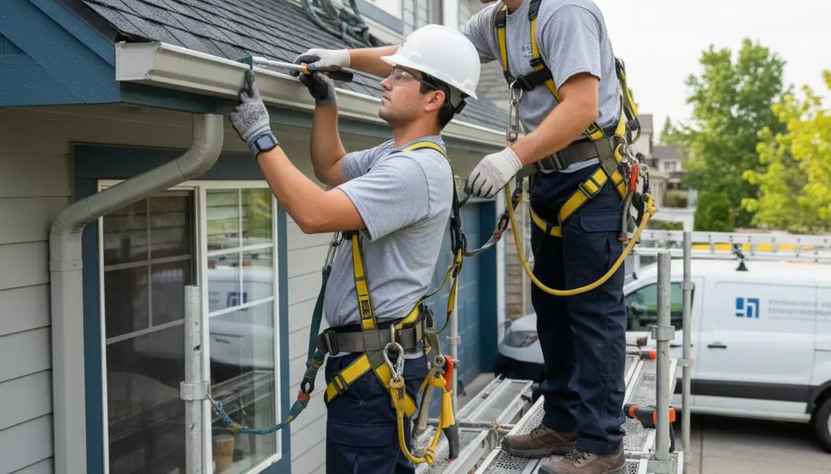 Salt Lake City, UT gutter repair for leaks, sagging, and storm damage on a residential home