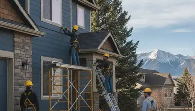 Siding installation crew serving Salt Lake City, UT for residential exterior upgrades