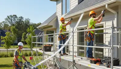 Seamless gutters installed on a Salt Lake City, UT home for snowmelt and heavy rain protection