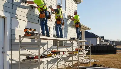 Vinyl siding installation on a Salt Lake City, UT home by FX Remodeling & Exteriors