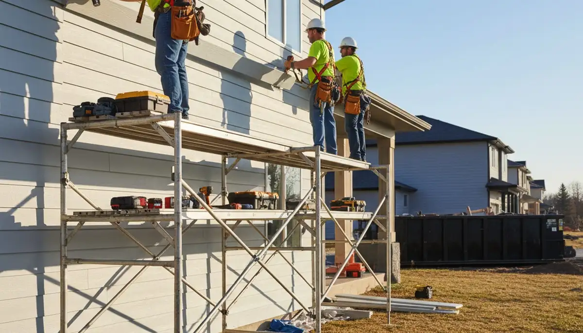 Vinyl siding installation on a Salt Lake City, UT home by FX Remodeling & Exteriors