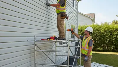Salt Lake City, UT vinyl siding repair for cracked and damaged exterior siding on a home