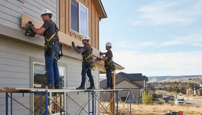 Siding installation crew serving Salt Lake City, UT for residential exterior home improvement