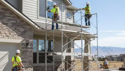 Salt Lake City, UT siding contractor installing durable exterior siding for a home