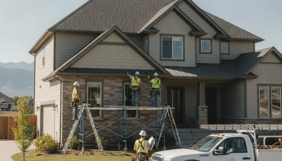 Siding installation project in Salt Lake City, UT for a professional exterior home upgrade